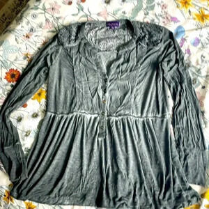 Artesia flare with lace top